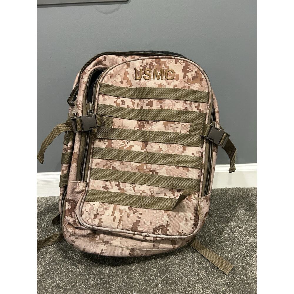Vanguard USMC Camo Zip Up Work Backpack (Read)